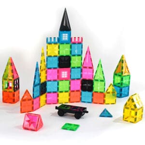Wakacyjna plaża 102 szt. - MNTL-T20 - Klocki Magnetyczne Fluorescencyjne